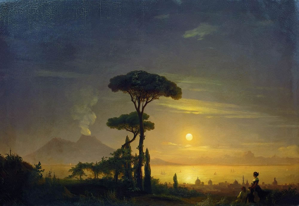 Иван Айвазовский. Неаполитанский залив. 1845.